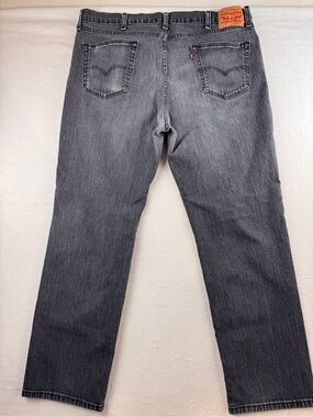 Levi's 541 Athletic Fit Men's Gray Jeans 42x32 Faded Charcoal Straight Taper